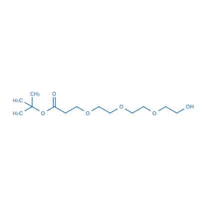 图片 12-羟基-4,7,10-三氧杂十二酸叔丁酯，tert-Butyl 12-Hydroxy-4,7,10-trioxadodecanoate；97%