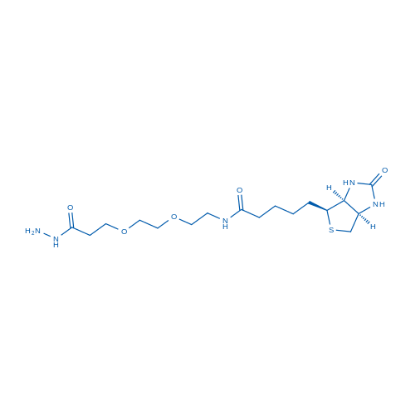 图片 N-(2-(2-(3-Hydrazineyl-3-oxopropoxy)ethoxy)ethyl)-5-((3aS,4S,6aR)-2-oxohexahydro-1H-thieno[3,4-d]imidazol-4-yl)pentanamide；99%