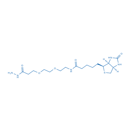 图片 N-(2-(2-(3-Hydrazineyl-3-oxopropoxy)ethoxy)ethyl)-5-((3aS,4S,6aR)-2-oxohexahydro-1H-thieno[3,4-d]imidazol-4-yl)pentanamide；99%