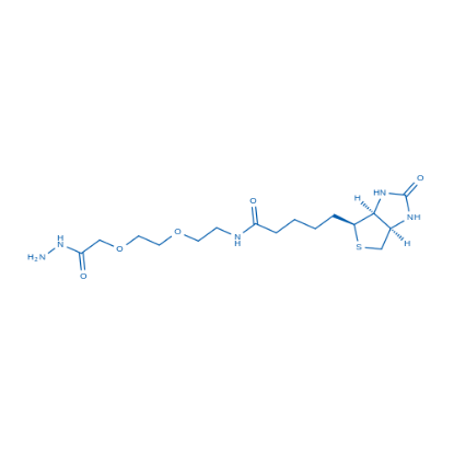 图片 N-(2-(2-(2-Hydrazineyl-2-oxoethoxy)ethoxy)ethyl)-5-((3aS,4S,6aR)-2-oxohexahydro-1H-thieno[3,4-d]imidazol-4-yl)pentanamide；99%