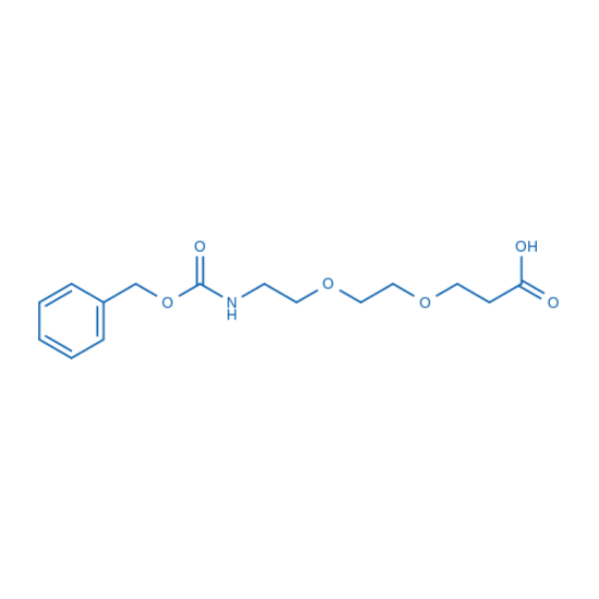 图片 3-氧代-1-苯基-2,7,10-三氧杂-4-氮杂十三烷-13-酸，CBz-n-amido-peg2-acid；98%