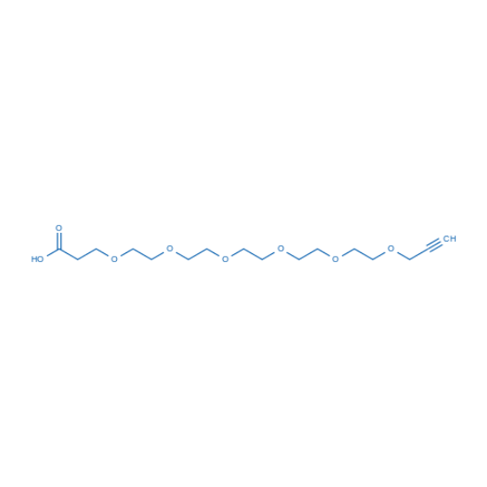 图片 4,7,10,13,16,19-六氧杂二十二烷-21-炔酸，Propargyl-peg6-acid；98%