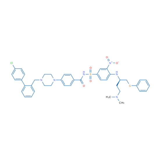 图片 ABT-737 [WX900016]，(R)-4-(4-((4'-氯-[1,1'-联苯]-2-基)甲基)哌嗪-1-基)-N-((4-((4-(二甲氨基)-1-(苯硫基)丁基-2-基)氨基)-3-硝基苯基)磺酰)苯甲酰胺；99%