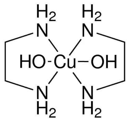 图片 双氢氧化乙二胺铜(II)溶液，Bis(ethylenediamine)copper(II) hydroxide solution；1.0 M in H2O