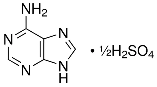 图片 腺嘌呤半硫酸盐，Adenine hemisulfate salt；suitable for plant cell culture, BioReagent, ≥99%