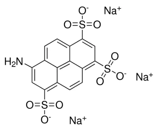 图片 8-氨基芘-1,3,6-三磺酸三钠盐，8-Aminopyrene-1,3,6-trisulfonic acid trisodium salt [APTS]；BioReagent, suitable for fluorescence, ≥96.0% (HPCE)