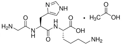 图片 Gly-His-Lys乙酸盐 [肝细胞生长因子]，Gly-His-Lys acetate salt；BioXtra, γ-irradiated, suitable for cell culture
