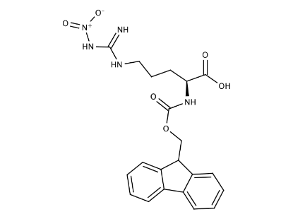 图片 Fmoc-Nw-硝基-L-精氨酸，Fmoc-Arg(NO2)-OH；98%