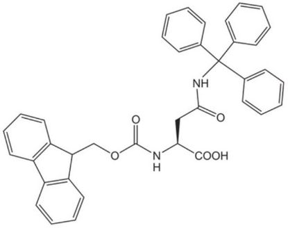 图片 Nα-Fmoc-Nγ-三苯甲基-L-天冬酰胺，Fmoc-Asn(Trt)-OH；Novabiochem®, ≥99.0%
