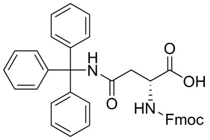 图片 Fmoc-N'-三苯甲基-D-天冬酰胺，Fmoc-D-Asn(Trt)-OH；97%
