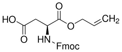图片 Fmoc-L-天冬氨酸 1-烯丙酯，Fmoc-Asp-OAll；≥97.0% (HPLC)