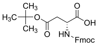 图片 Fmoc-D-天冬氨酸-4-叔丁酯，Fmoc-D-Asp(OtBu)-OH；98%