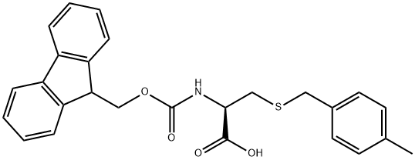图片 Fmoc-S-(4-甲基苄基)-L-半胱氨酸，Fmoc-Cys(4-MeBzl)-OH；99%