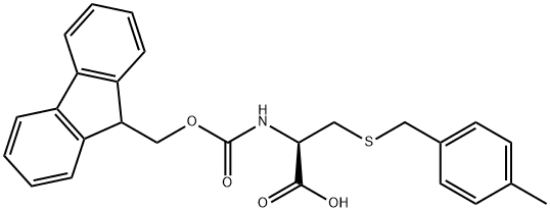 图片 Fmoc-S-(4-甲基苄基)-L-半胱氨酸，Fmoc-Cys(4-MeBzl)-OH；99%