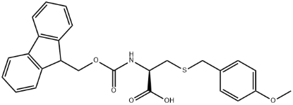 图片 N-Fmoc-S-(4-甲氧基苄基)-L-半胱氨酸，Fmoc-Cys(pMeOBzl)-OH；99%