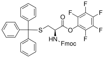 图片 Fmoc-s-三苯甲基-l-半胱氨酸五氟苯酯，Fmoc-Cys(Trt)-OPfp；≥98.0% (HPLC)