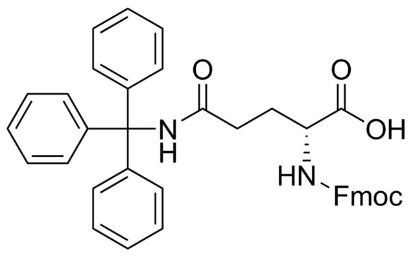 图片 Fmoc-N-三苯甲基-D-谷氨酰胺，Fmoc- D -Gln (Trt)-OH；97%