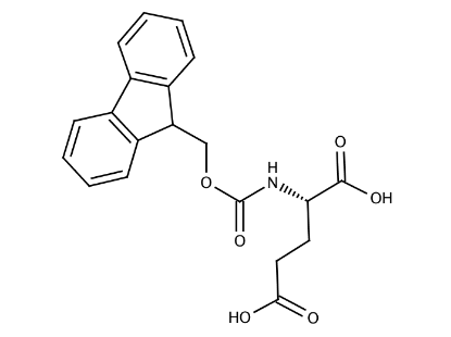 图片 Fmoc-L-谷氨酸，Fmoc-Glu-OH；99%