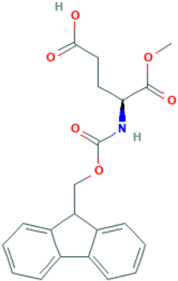 图片 Fmoc-L-谷氨酸甲酯，Fmoc-Glu-OMe；99%