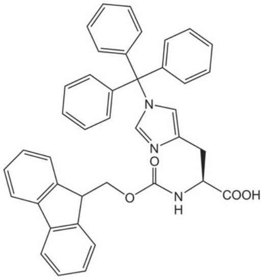 图片 N-Fmoc-N'-三苯甲基-L-组氨酸，Fmoc-His(Trt)-OH；Novabiochem®, ≥99.0% (a/a)