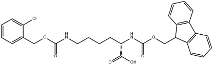 图片 Fmoc-(2-氯苄氧基羰基)-L-赖氨酸，Fmoc-Lys(2-Cl-Z)-OH；99%