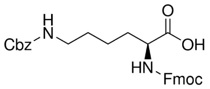 图片 Nα-Fmoc-Nε-Z-L-赖氨酸，Fmoc-Lys(Z)-OH；≥98.0% (HPLC)