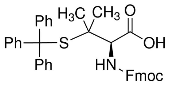 图片 Fmoc-S-三苯甲基-L-青霉胺，Fmoc-Pen(Trt)-OH；96%