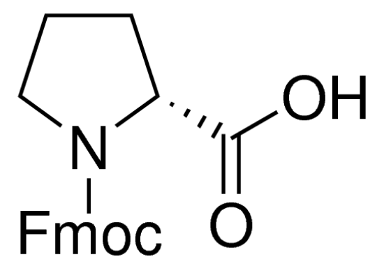 图片 Fmoc-D-脯氨酸，Fmoc-D-Pro-OH；≥98.0%