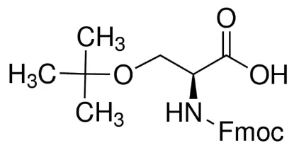 图片 Fmoc-O-叔丁基-L-丝氨酸，Fmoc-Ser(tBu)-OH；≥98.0% (HPLC)