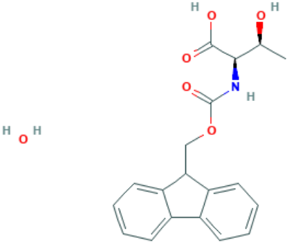 图片 Fmoc-D-苏氨酸水合物，Fmoc-D-Thr-OH Hydrate；≥99%