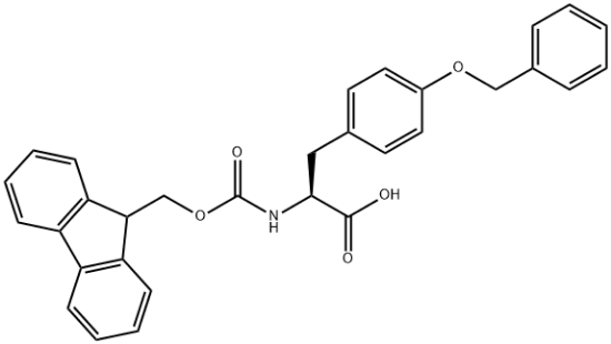 图片 Fmoc-O-苄基-L-酪氨酸，Fmoc-Tyr(Bzl)-OH；99%