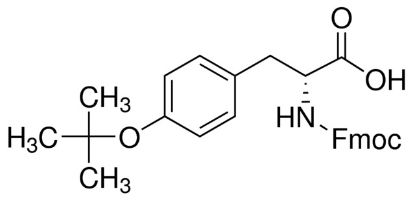 图片 Fmoc-O-叔丁基-D-酪氨酸，Fmoc-D-Tyr(tBu)-OH；≥98.0% (HPLC)