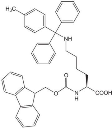 图片 Fmoc-N'-甲基三苯甲基-L-赖氨酸，Fmoc-Lys(Mtt)-OH；Novabiochem®, ≥98%