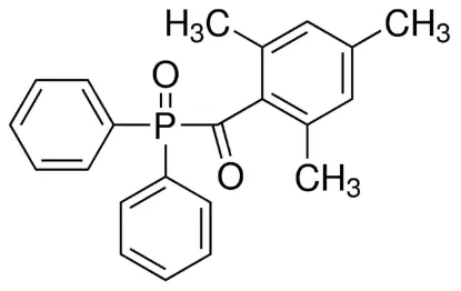 图片 (2,4,6-三甲基苯甲酰基)二苯基氧化膦，Diphenyl(2,4,6-trimethylbenzoyl)phosphine oxide [TPO]；97%