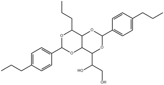 图片 1,2,3-三脱氧-4,6:5,7-双-O-[(4-丙苯基)亚甲基]-壬醇， Nonitol, 1,2,3-Trideoxy-4,6:5,7-Bis-O-[(4-Propylphenyl)Methylene]；98%