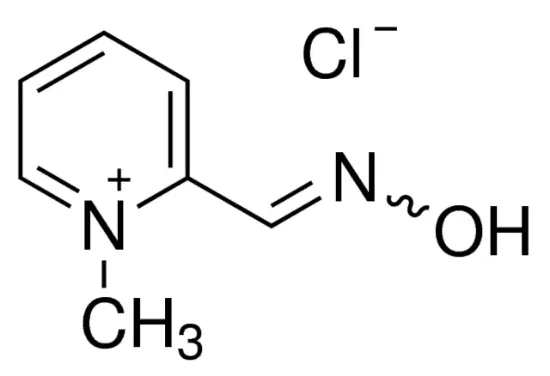 图片 1-甲基吡啶-2-醛肟氯盐 [氯解磷定]，1-Methylpyridinium-2-aldoxime Chloride；≥97%