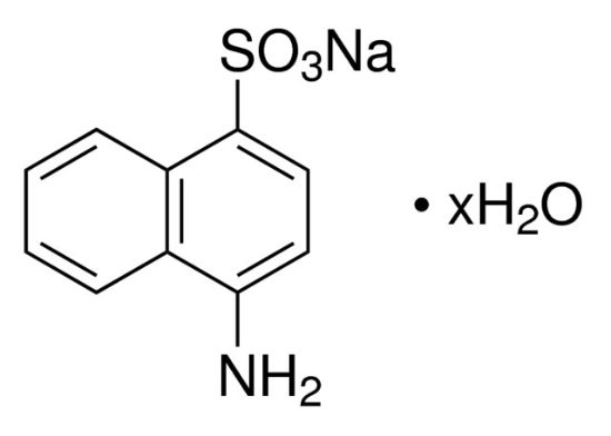 图片 4-萘胺-1-磺酸钠盐水合物，4-Amino-1-naphthalenesulfonic acid sodium salt hydrate；technical
