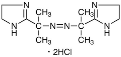 图片 2,2''-氮杂双(2-咪唑啉)二盐酸盐，2,2'-Azobis[2-(2-imidazolin-2-yl)propane] Dihydrochloride；≥99.0%(HPLC)