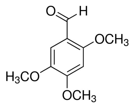 图片 2,4,5-三甲氧基苯甲醛 [细辛醛]，2,4,5-Trimethoxybenzaldehyde；98%