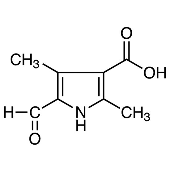 图片 2,4-二甲基-5-醛基-1H-吡咯-3-羧酸，5-Formyl-2,4-dimethyl-1H-pyrrole-3-carboxylic acid；99%