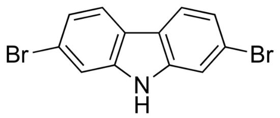 图片 2,7-二溴咔唑，2,7-Dibromocarbazole