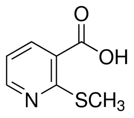 图片 2-(甲硫基)吡啶-3-羧酸 [2-甲硫基烟酸]，2-(Methylthio)pyridine-3-carboxylic acid；98%