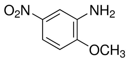 图片 2-甲氧基-5-硝基苯胺，2-Methoxy-5-nitroaniline；98%