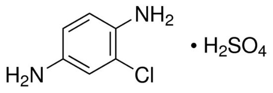 图片 2-氯对苯二胺单硫酸盐，2-Chloro-p-phenylenediamine monosulfate；technical, ≥97.0% (GC/T)