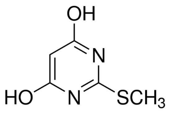 图片 2-甲硫基-4,6-嘧啶二酮，2-Methylthio-4,6-pyrimidinedione；97%