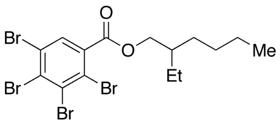 图片 2-乙基己基-四溴苯甲酸，2-Ethylhexyl 2,3,4,5-Tetrabromobenzoate [TBB]