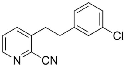 图片 3-[2-(3-氯苯基)乙基]-2-吡啶甲腈，2-Cyano-3-(3-chlorophenylethyl)pyridine