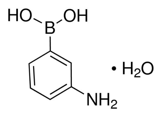 图片 3-氨基苯硼酸一水合物，3-Aminophenylboronic acid monohydrate [3-APBA.H2O]；98%