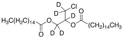 图片 rac-1,2-双-棕榈酰-3-氯丙二醇-D5，rac 1,2-Bis-palmitoyl-3-chloropropanediol-D5