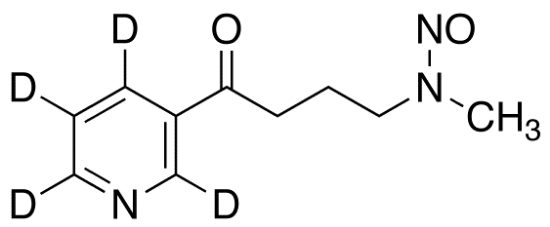 图片 4-(甲基亚硝胺)-1-(3-吡啶基-d4)-1-丁酮，4-(Methylnitrosamino)-1-(3-pyridyl-d4)-1-butanone-d4